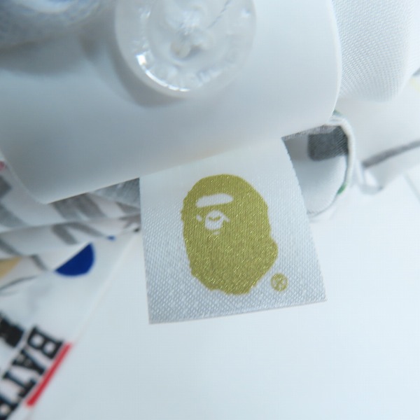 実際に弊社で買取させて頂いたA BATHING APE/アベイシングエイプ HAND DRAW OPEN COLLAR S/S SHIRT/オープンカラーシャツ/Mの画像 5枚目