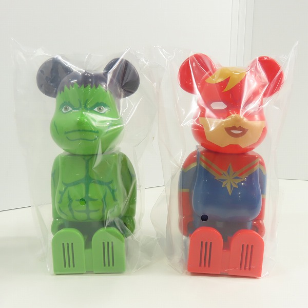 実際に弊社で買取させて頂いた【内袋未開封】BE@RBRICK/ベアブリック マーベルシリーズ クレベリン スティック用カバー 全8種セットの画像 3枚目