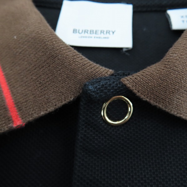 実際に弊社で買取させて頂いたBURBERRY LONDON ENGLAND/バーバリー ラバーロゴ 半袖ポロシャツ 8018699/XSの画像 6枚目