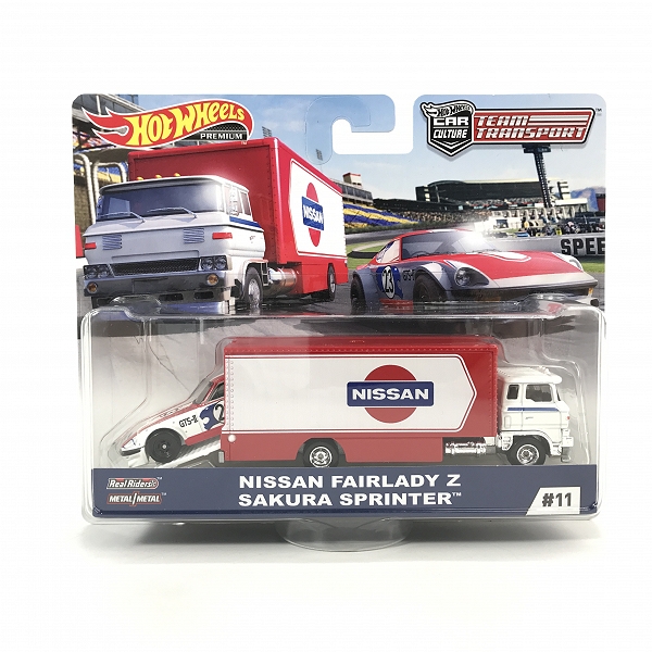 実際に弊社で買取させて頂いた【未開封】Hot Wheels/ホットウィール TEAM TRANSPORT SAKURA SPRINTER #11/VOLKSWAGEN TRANSPORTER T1 PICKUP 2点セットの画像 2枚目