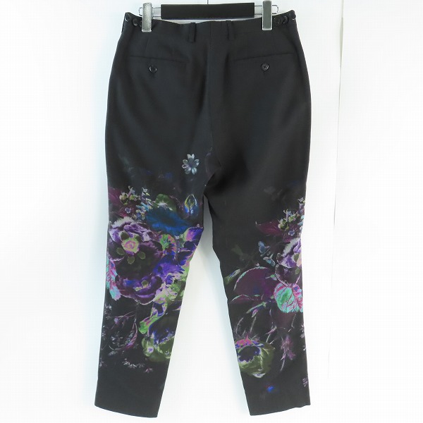 実際に弊社で買取させて頂いたLAD MUSICIAN/ラッドミュージシャン ウール 花柄 スラックスパンツ パープル系 2219-570/42の画像 1枚目