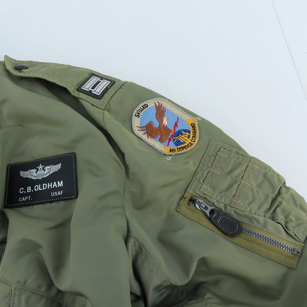 実際に弊社で買取させて頂いたBUZZ RICKSON'S/バズリクソンズ L-2B ワッペン フライトジャケット BR11132 /Mの画像 8枚目