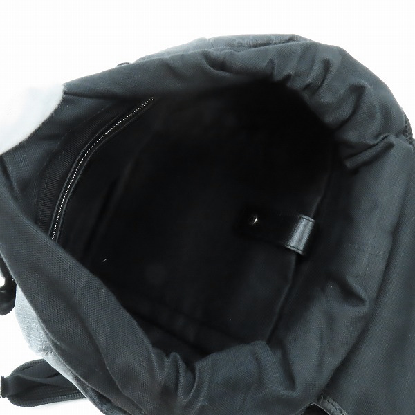 実際に弊社で買取させて頂いたGUCCI/グッチ インターロッキングG ミディアム バックパックブラック GGスプリーム 696013の画像 3枚目