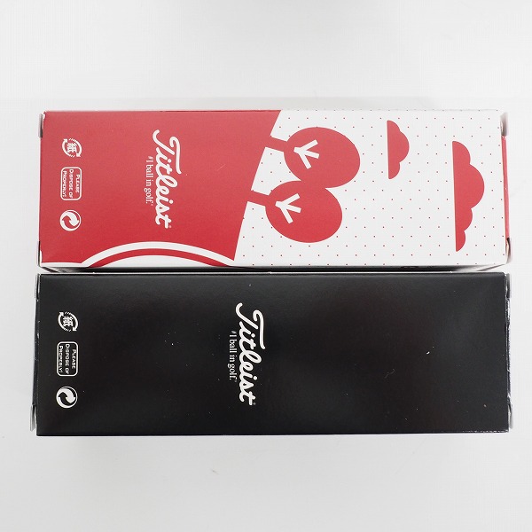 実際に弊社で買取させて頂いた【未使用/オウンネーム】Titleist/タイトリスト PRO V1 ゴルフボール YAHOO！ ホワイト 2スリーブ /6個の画像 4枚目