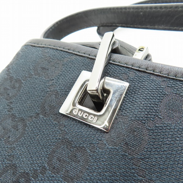 実際に弊社で買取させて頂いたGUCCI/グッチ GGキャンバス トートバッグ ブラックの画像 6枚目