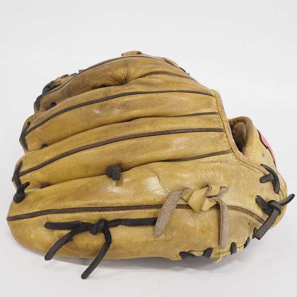 実際に弊社で買取させて頂いたHI-GOLD/ハイゴールド NATURAL FLEX 軟式 内野手 右投げ用グローブの画像 2枚目