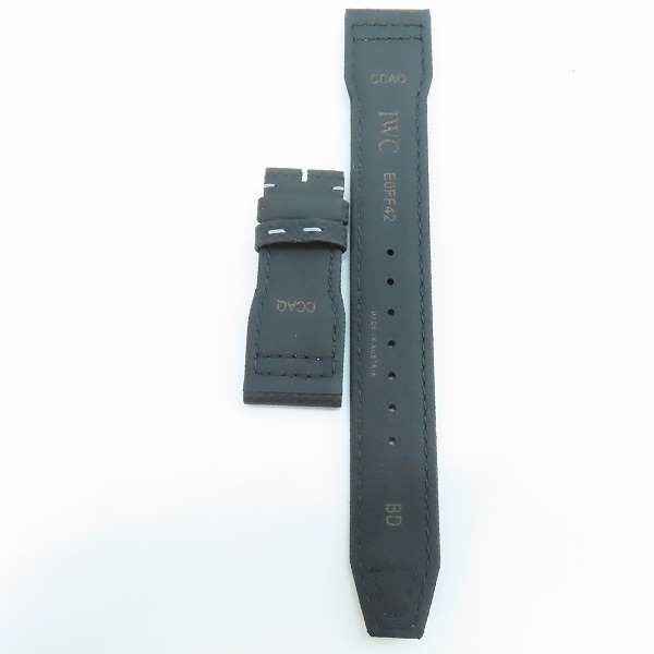 実際に弊社で買取させて頂いたIWC/インターナショナルウォッチカンパニー schaffhausen/シャフハウゼン  レザー ストラップ/ベルト カーフ MXE0FF42の画像 2枚目