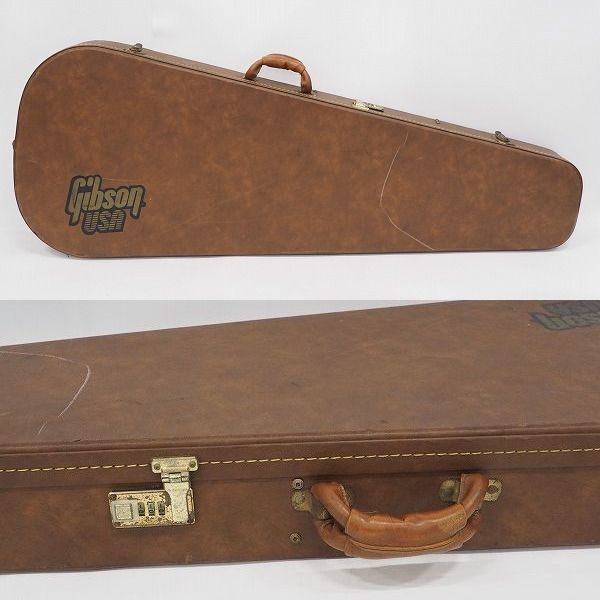 実際に弊社で買取させて頂いた★【難有り】Gibson/ギブソン Flying V/フライング V V90 1989年製 エレキギター ハードケース付の画像 9枚目