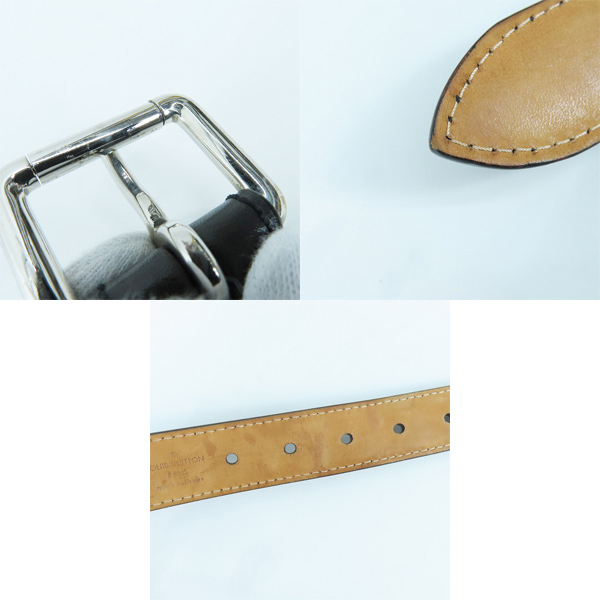 実際に弊社で買取させて頂いたLOUIS VUITTON/ルイヴィトン サンチュール・ペルフォ マヒナ モノグラムパンチング ベルトレザー M6931/CA1016の画像 8枚目