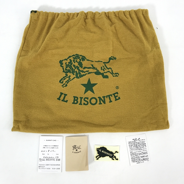実際に弊社で買取させて頂いたIL BISONTE/イルビゾンテ レザーショルダーバッグの画像 8枚目