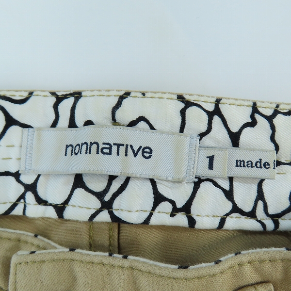 実際に弊社で買取させて頂いたnonnative/ノンネイティブ パンツ ネイビー/ベージュ 2点セットの画像 2枚目
