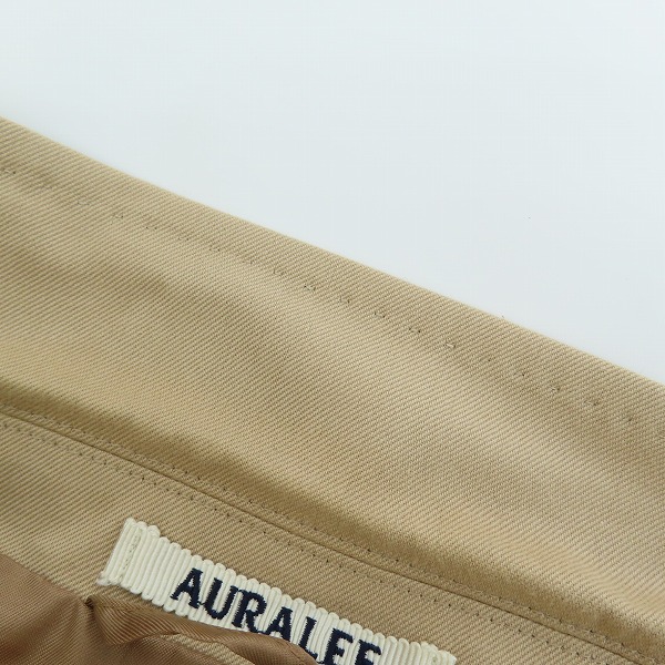 実際に弊社で買取させて頂いたAURALEE/オーラリー SUPER FINE WOOL COTTON TWILL OVER JACKET/コットン/A22AJ01CW/3の画像 5枚目