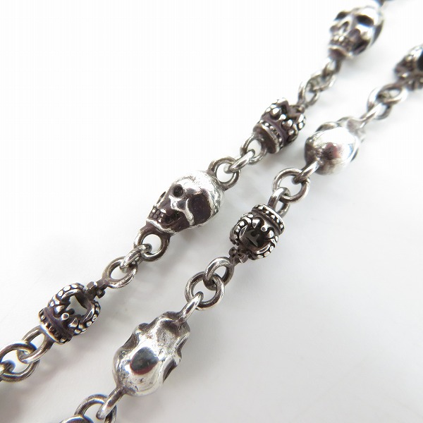 実際に弊社で買取させて頂いた【ギャラ付き】Justin Davis/ジャスティンデイビス SKULL DIVINE/スカルディバイン チェーン SNJ126の画像 1枚目