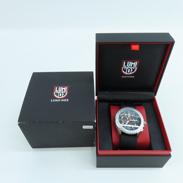 実際に弊社で買取させて頂いたLUMINOX/ルミノックス F-22 RAPTOR 9240 SERIES パイロットウォッチ/腕時計の画像 6枚目