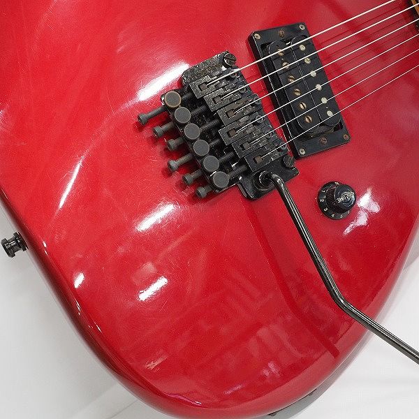 実際に弊社で買取させて頂いた★KRAMER/クレーマー JK-1000/JK1000 マッチングヘッド フロイドローズ搭載 エレキギター ソフトケース付の画像 5枚目