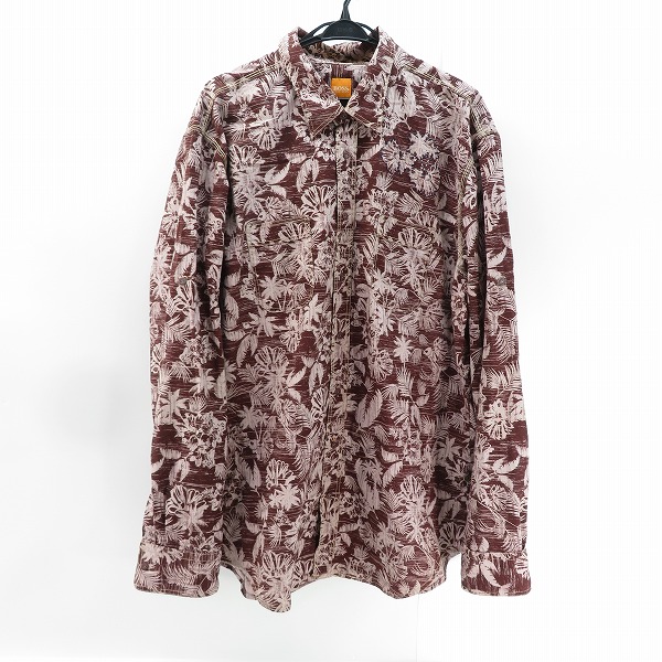 実際に弊社で買取させて頂いたHUGO BOSS/ヒューゴボス 総柄 長袖シャツ 10172454 XXXL