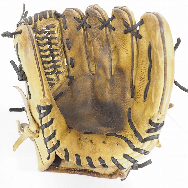 実際に弊社で買取させて頂いたHI-GOLD/ハイゴールド NATURAL FLEX 軟式 内野手 右投げ用グローブの画像 4枚目