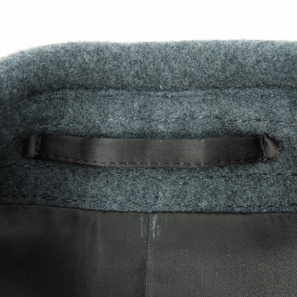 実際に弊社で買取させて頂いたATTACHMENT/アタッチメント ウールPコート グレー/2の画像 6枚目