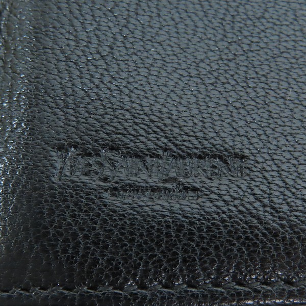 実際に弊社で買取させて頂いたYVES SAINT LAURENT/イブサンローラン サークルロゴ 長財布の画像 5枚目