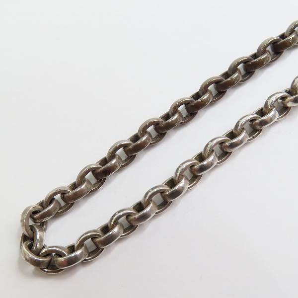 実際に弊社で買取させて頂いた【ギャラ付き】STARLINGEAR/スターリンギア スモール テクスチャーリンク ネックレスチェーンの画像 1枚目
