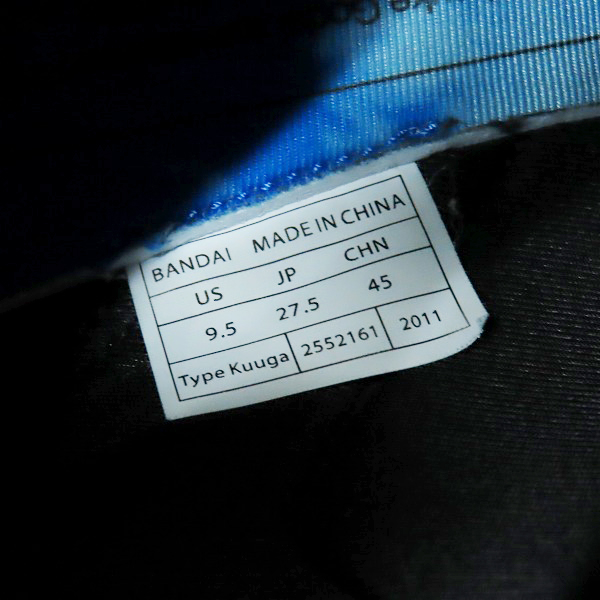実際に弊社で買取させて頂いたHENSHIN by KAMEN RIDER/ヘンシンバイカメンライダー 仮面ライダークウガ スニーカー2552161/27.5の画像 5枚目