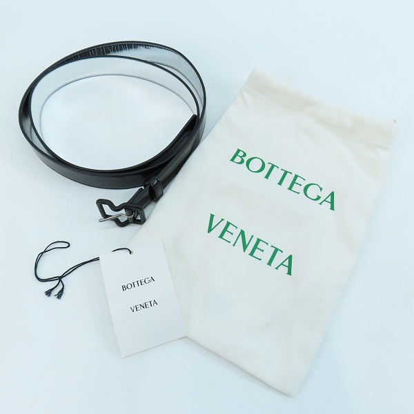 実際に弊社で買取させて頂いたBOTTEGA VENETA/ボッテガヴェネタ レザーベルト 691233 V1RW2の画像 8枚目