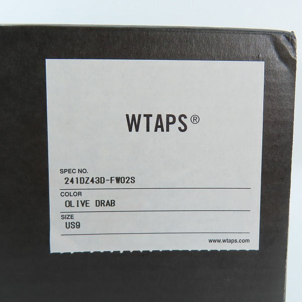 実際に弊社で買取させて頂いた【未使用】WTAPS × HOKA ONEONE/ダブルタップス × ホカ オネオネ Ora Luxe Olive Drab/オラ ラックス 1155398/27の画像 9枚目