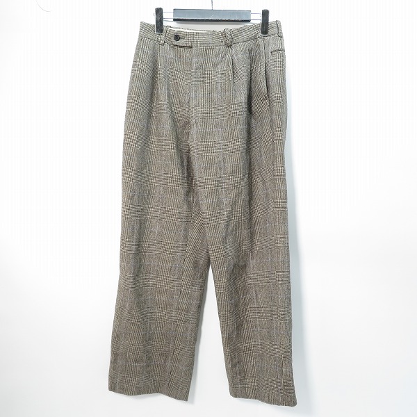 実際に弊社で買取させて頂いたChristian Dior monsieur/クリスチャンディオール ムッシュ チェック スラックスパンツ/A-5