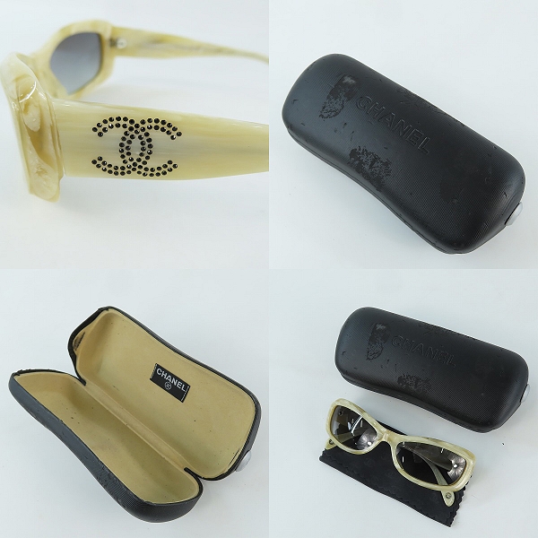 実際に弊社で買取させて頂いたCHANEL/シャネル サイドココマーク/サングラス/アイウェア 5095-Bの画像 9枚目