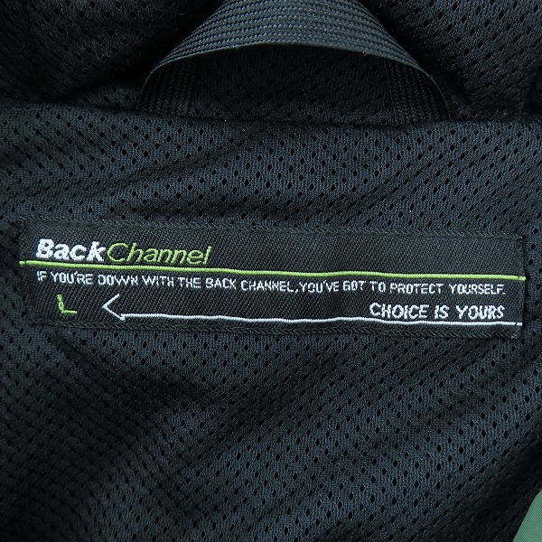実際に弊社で買取させて頂いたBack Channel/バックチャンネル 中綿 ナイロンジャケット/Lの画像 2枚目