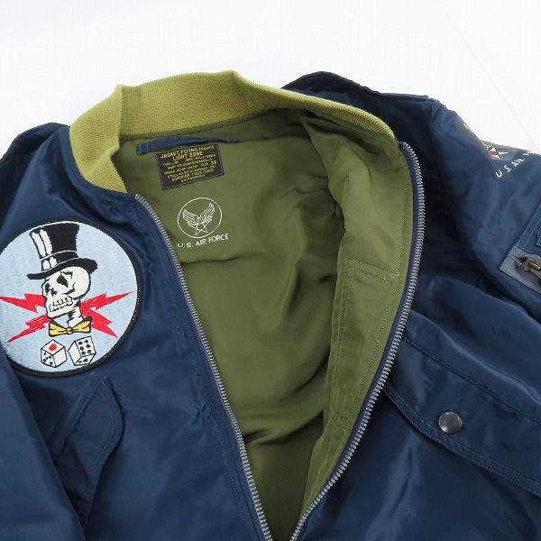 実際に弊社で買取させて頂いたBUZZ RICKSON'S/バズリクソンズ L-2A ワッペン フライトジャケット M13813 /38の画像 5枚目