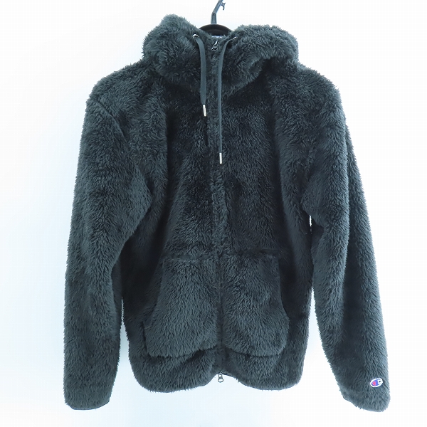実際に弊社で買取させて頂いたchampion/チャンピオン ジップボアパーカー ブラック C8-N627/M