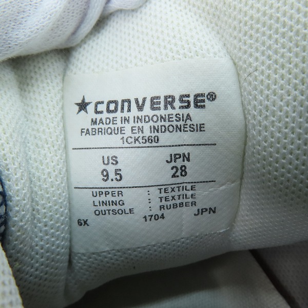 実際に弊社で買取させて頂いたCONVERSE/コンバース ALL STAR 100 COLORS HI/オールスター 1CK560/28の画像 5枚目