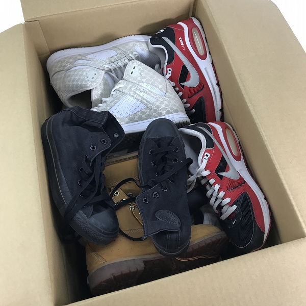 実際に弊社で買取させて頂いた【おまとめ】ナイキ/コンバース/ティンバーランド 等 スニーカー/ブーツ 他