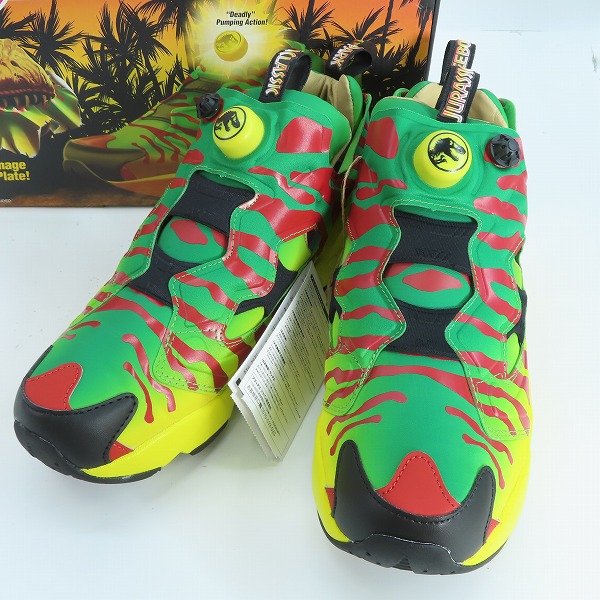 実際に弊社で買取させて頂いた【未使用】Reebok×JURASSIC PARK/リーボック×ジュラシックパーク GIANT ATTACK SIZE FURY/ポンプフューリー GW0212/27.0