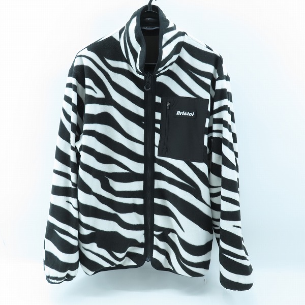 実際に弊社で買取させて頂いたF.C.R.B./F.C.Real Bristol/エフシーレアルブリストル ZEBRA FLEECE REVERSIBLE JACKET ジャケット FCRB-232026 Lの画像 2枚目