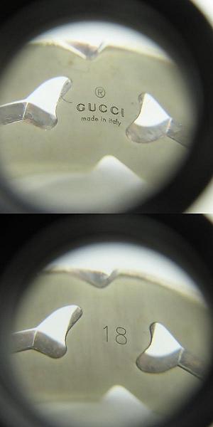 実際に弊社で買取させて頂いたGUCCI/グッチ ノット リング/指輪 17号の画像 6枚目