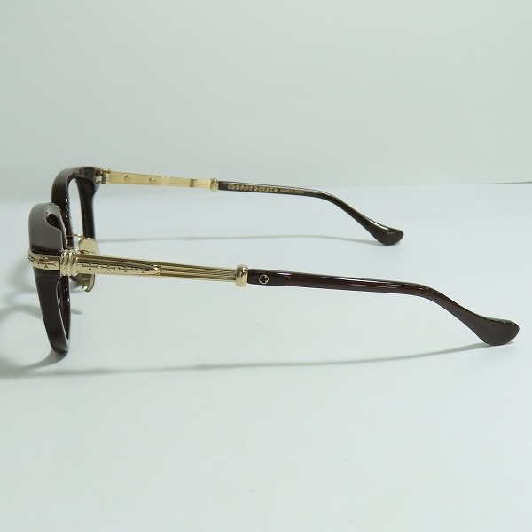 実際に弊社で買取させて頂いたCHROME HEARTS/クロムハーツ TITANASLUVR レンズなし 眼鏡フレーム/アイウェアの画像 1枚目
