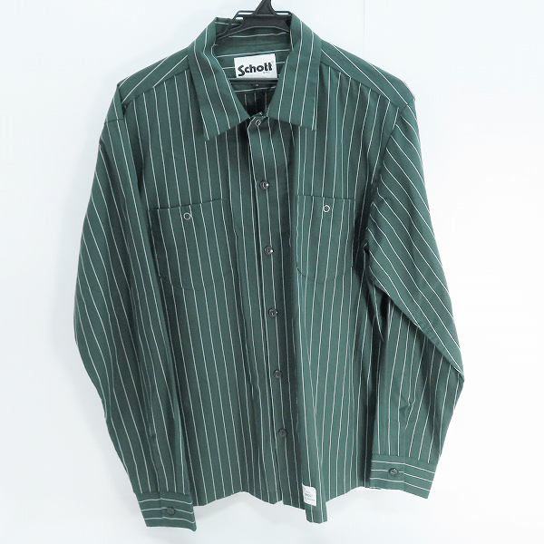 実際に弊社で買取させて頂いたSchott/ショット ストライプワークシャツ 782-2220006/L