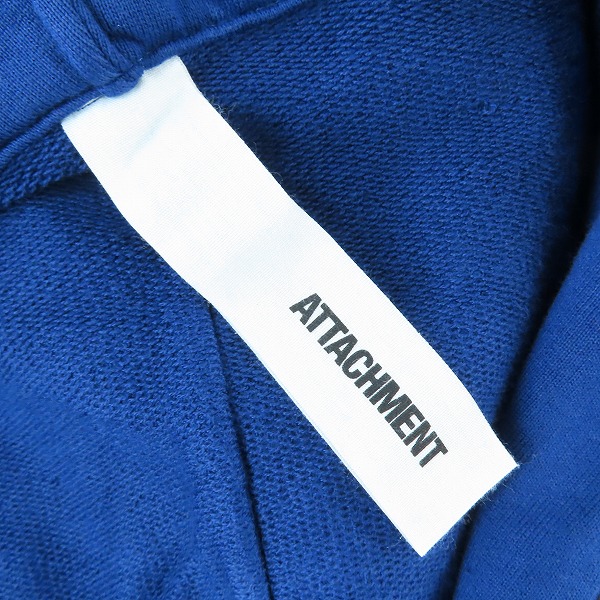 実際に弊社で買取させて頂いた【未使用】ATTACHMENT/アタッチメント ジップアップパーカー AB21-342/1の画像 2枚目