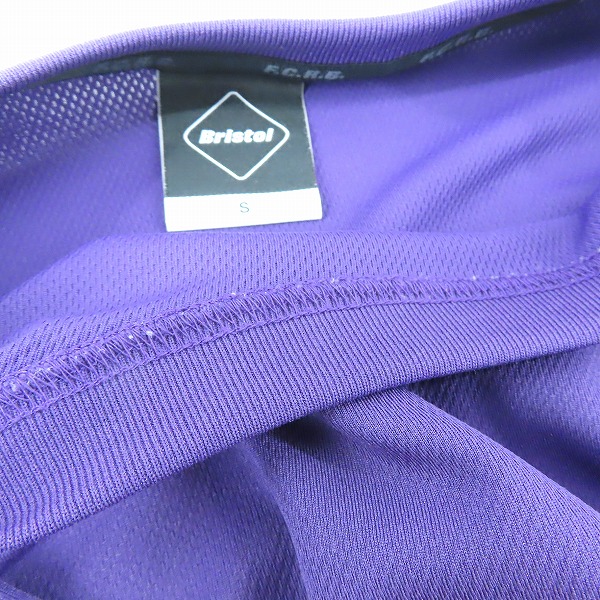 実際に弊社で買取させて頂いたF.C.R.B./F.C.Real Bristol/エフシーレアルブリストル 20SS BACK PANEL BIG TEE PURPLE FCRB-200029 Sの画像 4枚目