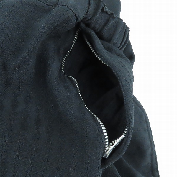 実際に弊社で買取させて頂いたBLACK COMME des GARCONS/ブラックコムデギャルソン ジャガード総柄 サルエルパンツ AD2020/1F-P006/Mの画像 7枚目