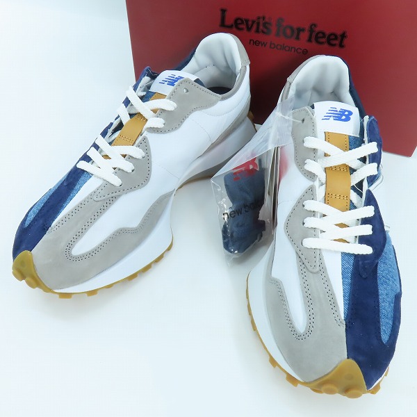 実際に弊社で買取させて頂いた【未使用】 LEVI'S/リーバイス×NEW BALANCE/リーバイス×ニューバランス ローカットスニーカー MS327LVA/29