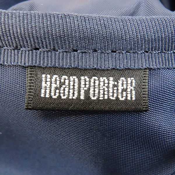 実際に弊社で買取させて頂いた(z6)【複数個選択可能/未使用】HEAD PORTER/ヘッドポーター JUNGLE WAIST BAG ジャングル ウエストバッグ ダークネイビーの画像 6枚目