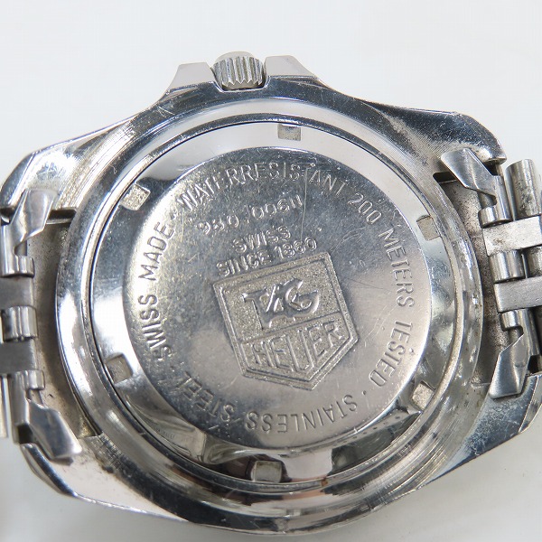 実際に弊社で買取させて頂いたTAGHEUER/タグホイヤー professional/プロフェッショナル 980.006N【動作未確認】の画像 4枚目