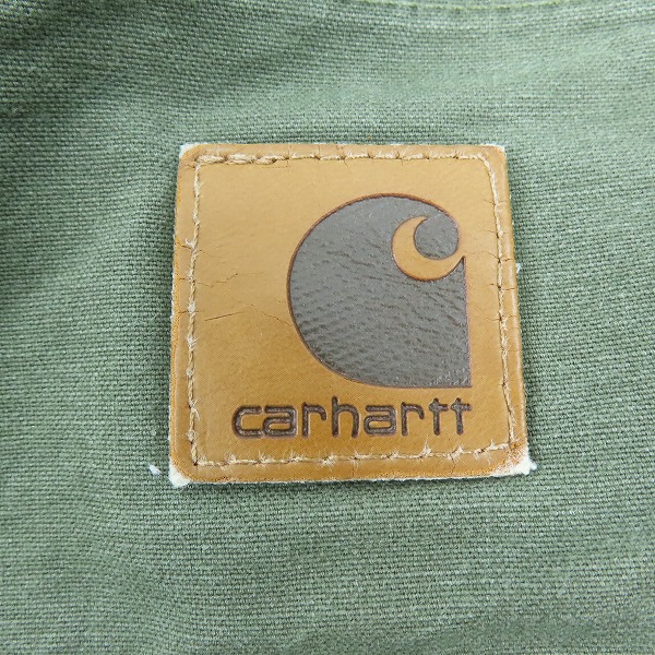 実際に弊社で買取させて頂いたCarhartt/カーハート 00s ペインターショーツ レザーパッチ メキシコ製/32の画像 4枚目