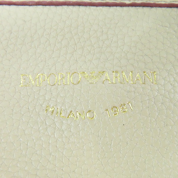 実際に弊社で買取させて頂いたEMPORIO ARMANI/エンポリオアルマーニ 2WAY レザー ショルダー バッグの画像 4枚目