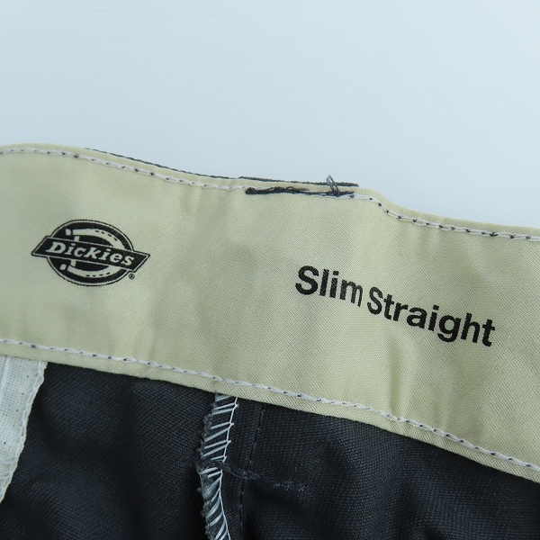 実際に弊社で買取させて頂いた【未使用】Dickies/ディッキーズ SLIM STRAIGHT パンツ チャコール/30×30の画像 3枚目