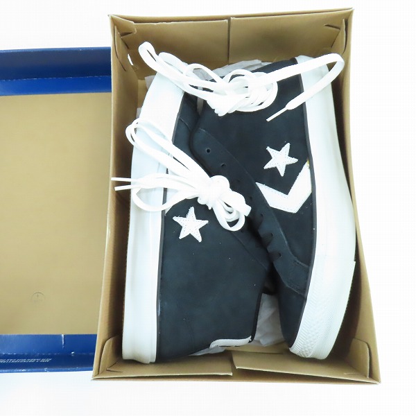 実際に弊社で買取させて頂いたCONVERSE/コンバース スウェードハイカットスニーカー ワンポイントスター 1C527/26の画像 7枚目