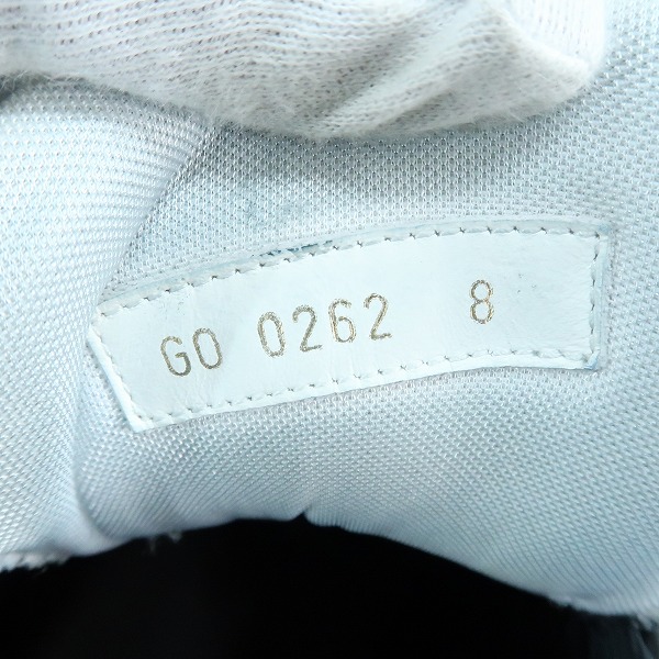 実際に弊社で買取させて頂いたLOUIS VUITTON/ルイヴィトン 22AW LVトレイナー2 スニーカー ブラック×ホワイト GO0252/8の画像 5枚目